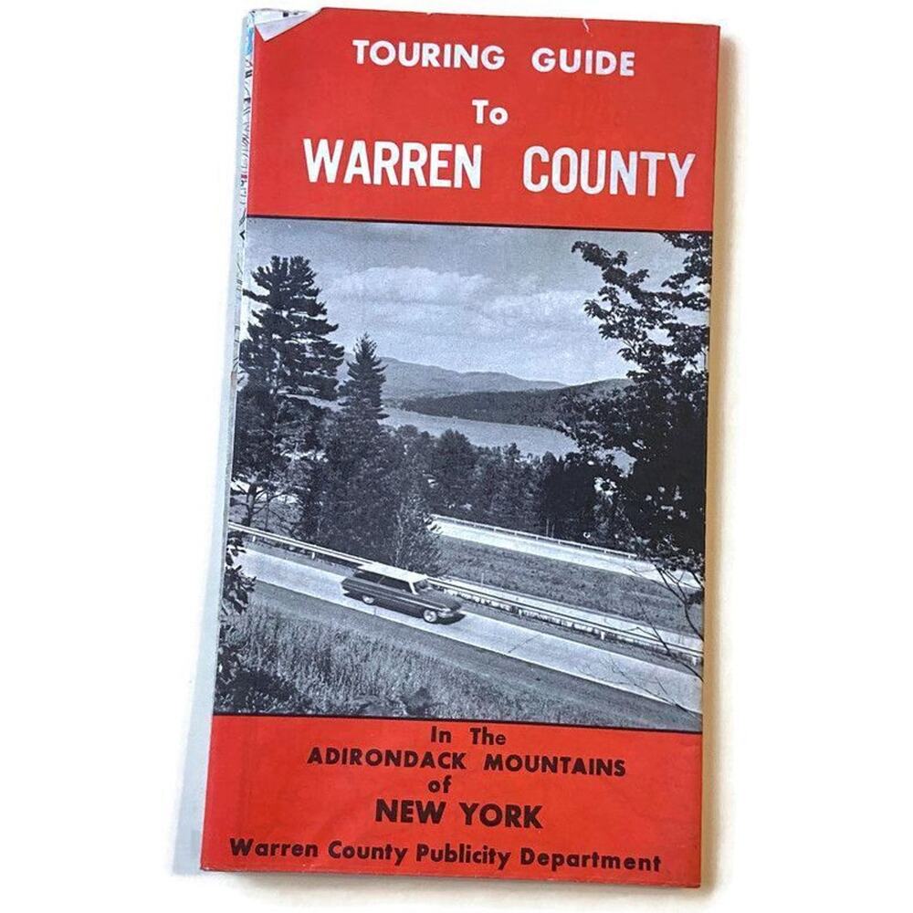 Vtg Touring Guide Warren County New York 1960s Swim Camp Adirondack Mountains